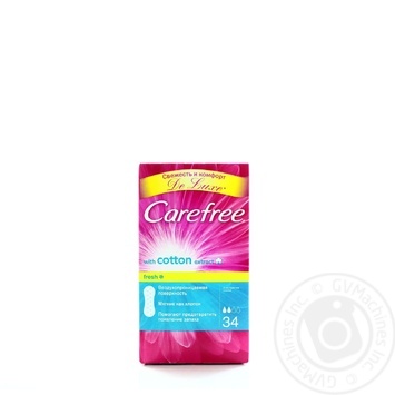Ароматизовані прокладки Carefree Cotton жіночі гігієнічні 34шт купити, ціни на МегаМаркет - фото 4