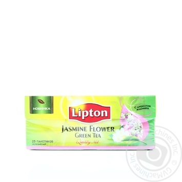 Чай зелений байховий ароматний  Jasm.Flow. Gre.Tea Lipton 1,4г*25 - купить, цены на - фото 4