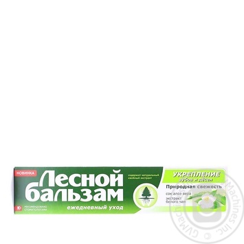 Toothpaste Lisnyy balzam Natural freshness 75ml - buy, prices for MegaMarket - photo 1