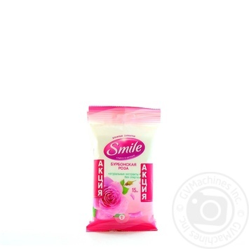 Napkins Smile 3pcs 55g Ukraine - buy, prices for MegaMarket - photo 1