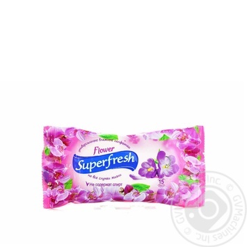 Napkins Superfresh 15pcs - buy, prices for MegaMarket - photo 1