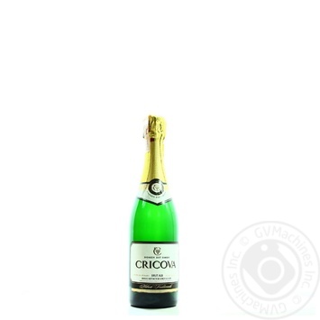 Sparkling wine Cricova pink 13.5% 750ml glass bottle Moldova