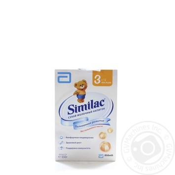 Dry milk drink Similak 3 without palm oil for 12+ months babies 350g - buy, prices for MegaMarket - photo 1