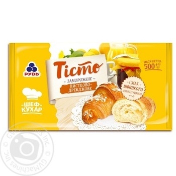 Rud Leaf-Yeast Frozen Dough 500g - buy, prices for MegaMarket - photo 1