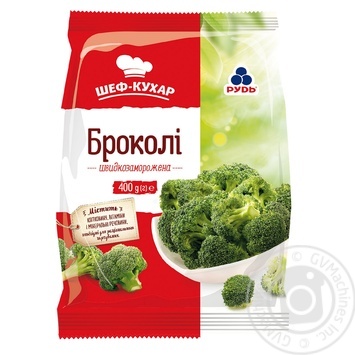 Rud Frozen Broccoli 400g - buy, prices for MegaMarket - photo 1