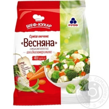 Смесь овощная Рудь 7-ми компонентная 400г купить, цены на МегаМаркет - фото 2