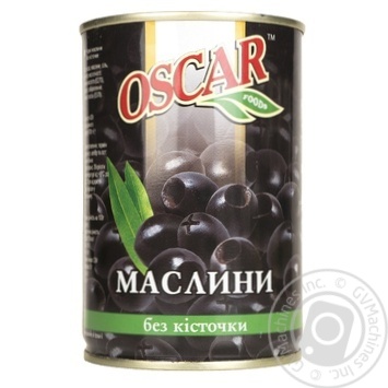 Маслини Оскар чорні без кісточки 432мл купити, ціни на МегаМаркет - фото 1