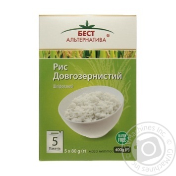Groats rice Best alternativa long grain 400g - buy, prices for MegaMarket - photo 1