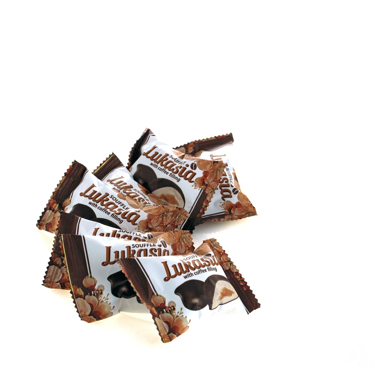 

Конфеты Лукас Lukasia с кофейной начинкой весовые