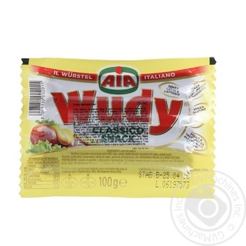 Сосиски Wudy Aia Класіко Снек 100г х35 купити, ціни на МегаМаркет - фото 1