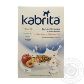 Каша Kabrita гречана з яблуком і абрикосом 5+ 180г х7 купить, цены на МегаМаркет - фото 1