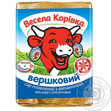 Сыр плавленый Весела корівка Сливочный 46% 90г купить, цены на МегаМаркет - фото 1