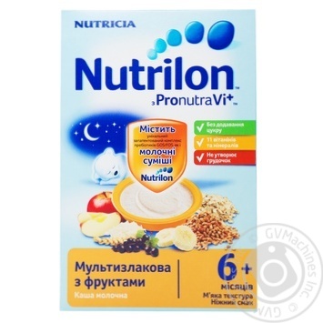 Pap Nutrilon milky fruit for children from 6 months 225g - buy, prices for MegaMarket - photo 1