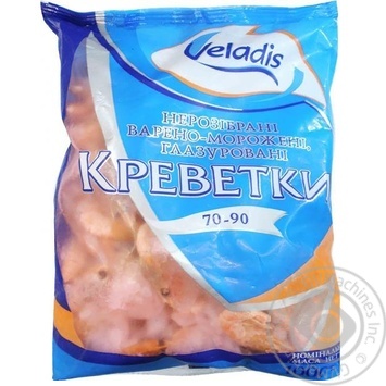Креветки Veladis 70/90 варено-морожені 1кг купити, ціни на МегаМаркет - фото 2