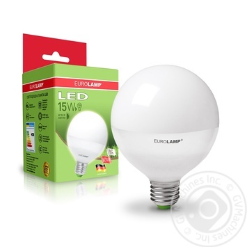 Лампа Eurolamp LED ЕКО D G95 15W 3000K E27 купить, цены на МегаМаркет - фото 1