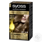 Фарба для волосся Syoss Oleo intense №6-10 темно-русявий