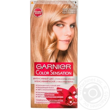 Краска для волос Garnier Color sensation №8.0 сияющий светло-русый 1шт купить, цены на МегаМаркет - фото 6