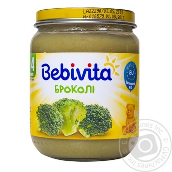 Пюре овощное Bebivita Брокколи 125г купить, цены на МегаМаркет - фото 1