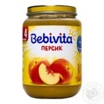 Пюре Bebivita Персик 190г