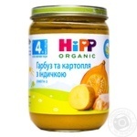 М'ясо-овочеве пюре Гарбуз та картопля з індичкою з 4-х місяців 190г
