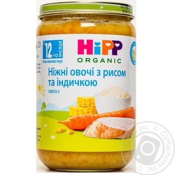 Пюре Hipp Нежные овощи с рисом и индейкой с 12-ти месяцев 220г купить, цены на МегаМаркет - фото 7