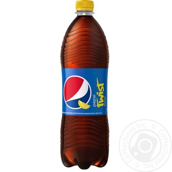 Non-alcoholic sparkling drink on natural flavorings Pepsi-Twist with lemon juice plastic bottle 1000ml Ukraine - buy, prices for - photo 1