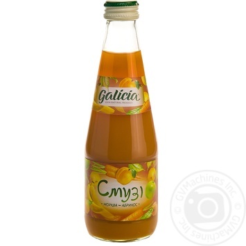 Galicia Carrot-apricot smoothie 0,3l glass - buy, prices for MegaMarket - photo 1