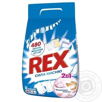 Powder detergent Rex 3000g - buy, prices for NOVUS - photo 1