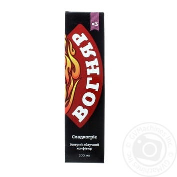 Vognyar Sweetie hot  #3 Hot sauce Spicy apple confiture 200ml - buy, prices for MegaMarket - photo 3