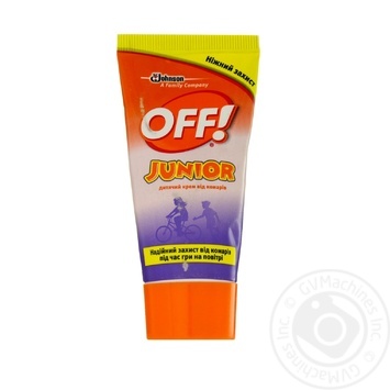 Крем проти комарів OFF! Junior Екстрім 50мл купити, ціни на МегаМаркет - фото 3