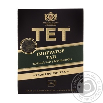 ТЕТ Emperor Tang Green Tea with Bergamot Aroma 100g - buy, prices for MegaMarket - photo 1