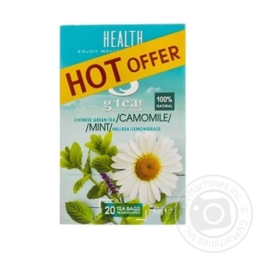 Grace herbal chamomile-mint-melissa-lemongrass green tea 20pcs*2g - buy, prices for MegaMarket - photo 4