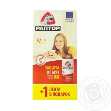 Липка стрічка РАПТОР від мух по 4шт. х24 купити, ціни на МегаМаркет - фото 1
