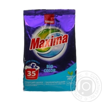 Стиральный порошок Махима Sano Bio автомат 1250г купить, цены на МегаМаркет - фото 1