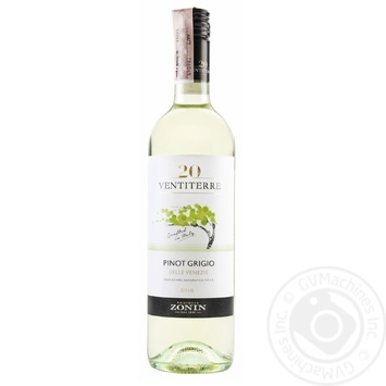 Вино Zonin Pinot Grigio Delle Venezie белое полусухое 12% 0,75л купить, цены на МегаМаркет - фото 8