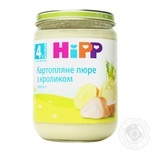 Мясо-овощное пюре Hipp Картофельное пюре с кроликом из 4-х месяцев 190г