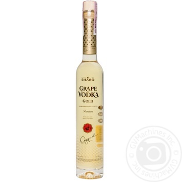 Водка Шабо Grape Vodka Gold виноградная Премиум 40% 0,375л купить, цены на МегаМаркет - фото 1