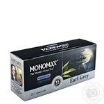 Чай чорний Monomax Earl Grey з бергамотом 25шт 2г