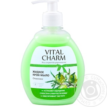 Крем-мило Vital Charm маслинове 300мл х24 купить, цены на МегаМаркет - фото 1