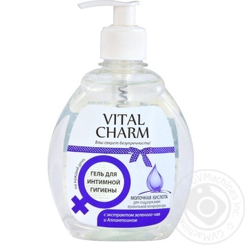 Гель Vital Charm для інтимної гігієни Молоч.кисл. 250мл х24 купити, ціни на МегаМаркет - фото 1