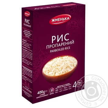 Groats rice Zhmenka long grain parboiled 400g - buy, prices for MegaMarket - photo 1