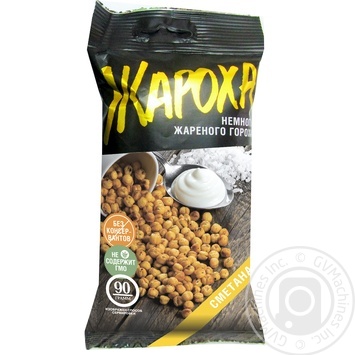 Snack pea with taste of sour cream fried 90g - buy, prices for MegaMarket - photo 1