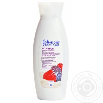 Лосьйон JOHNSON'S Body Care Відновлюючий з екстрактом малини 250мл купити, ціни на МегаМаркет - фото 1