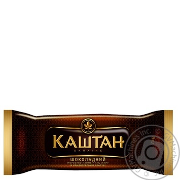 Мороженое Хладик Каштан Шоколадный пломбир шоколадный в кондитерской глазури 75г купить, цены на МегаМаркет - фото 3