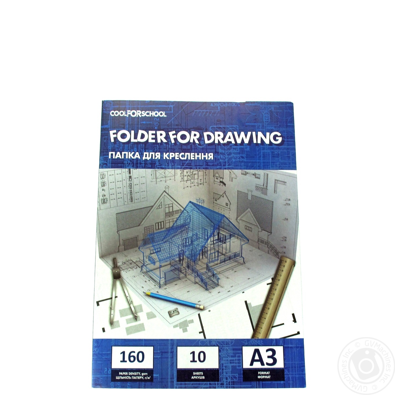 

Папка для черчения Cool for School А3 10 листов CF32010