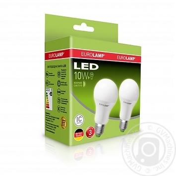 Bulb Eurolamp e27 10w 2pcs - buy, prices for MegaMarket - photo 1