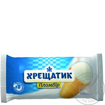 Морозиво Хрещатик пломбір без наповнювача у вафельному стаканчику 100г купити, ціни на МегаМаркет - фото 2