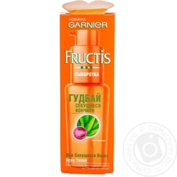 Сыворотка Garnier Fructis Гудбай секущиеся кончики 50мл купить, цены на МегаМаркет - фото 1