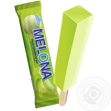 Морозиво Хладик Melona зі смаком дині 75г купити, ціни на МегаМаркет - фото 1