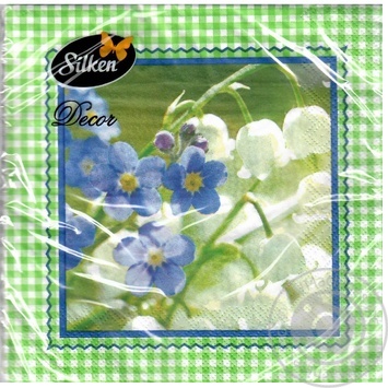 Napkins Silken paper 18pcs - buy, prices for MegaMarket - photo 1